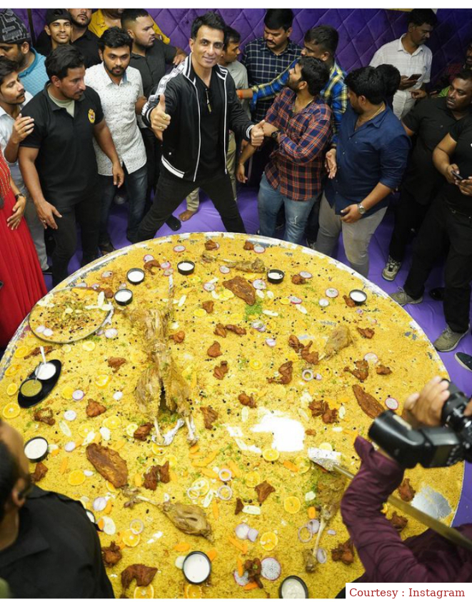Sonu named after Sood, name of the countrys largest plate