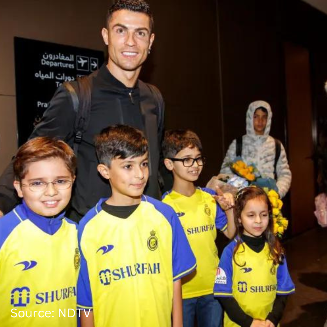 Ronaldo arrived in Saudi Arabia ahead of an unveiling by Al Nassr