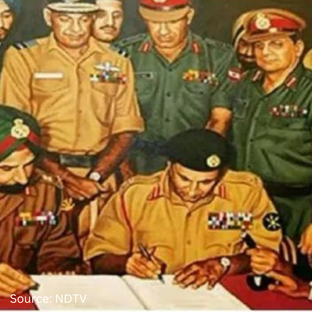 Taliban leader mocked Pakistan by sharing the pics of surrender to India in the 1971 war