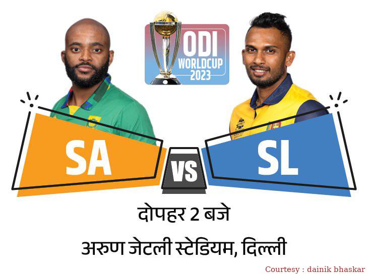 साउथ अफ्रीका ने श्रीलंका को दिया 429 रन का टारगेट।