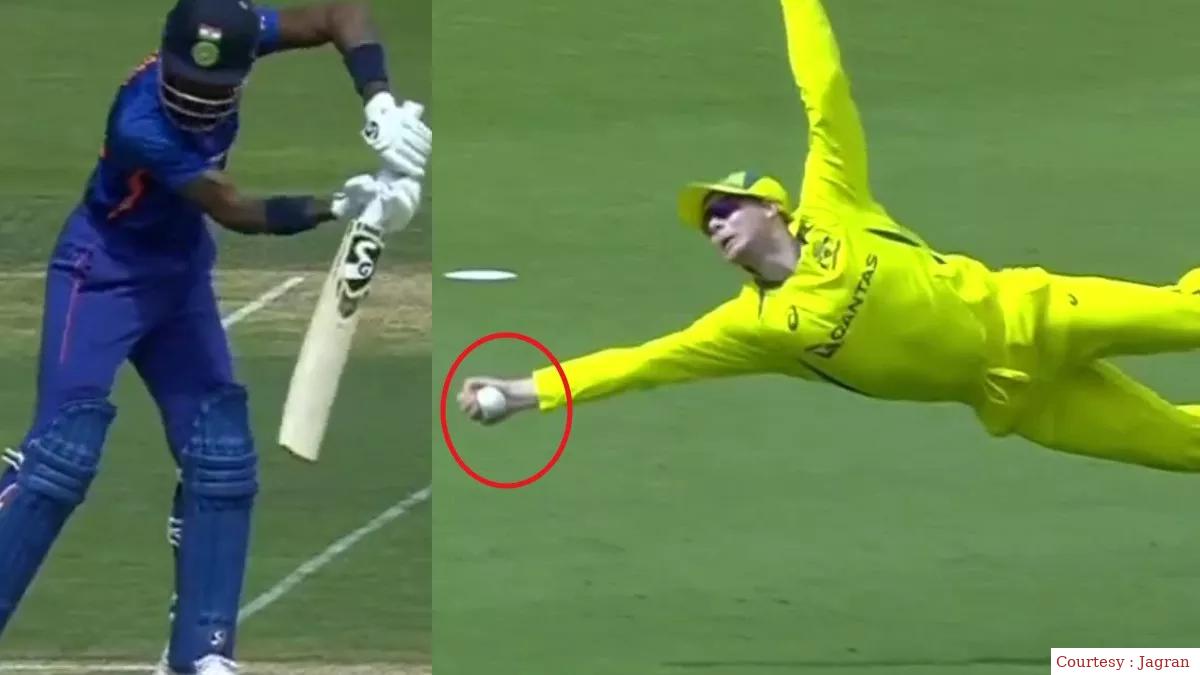 Steve Smith surprised everyone by holding incredible catch