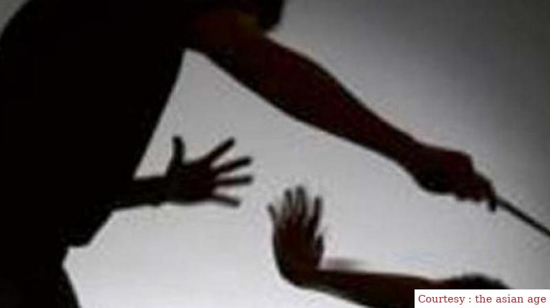 छात्र की डंडे से पिटाई