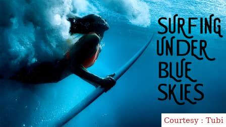 Surfing Under Blue Skies