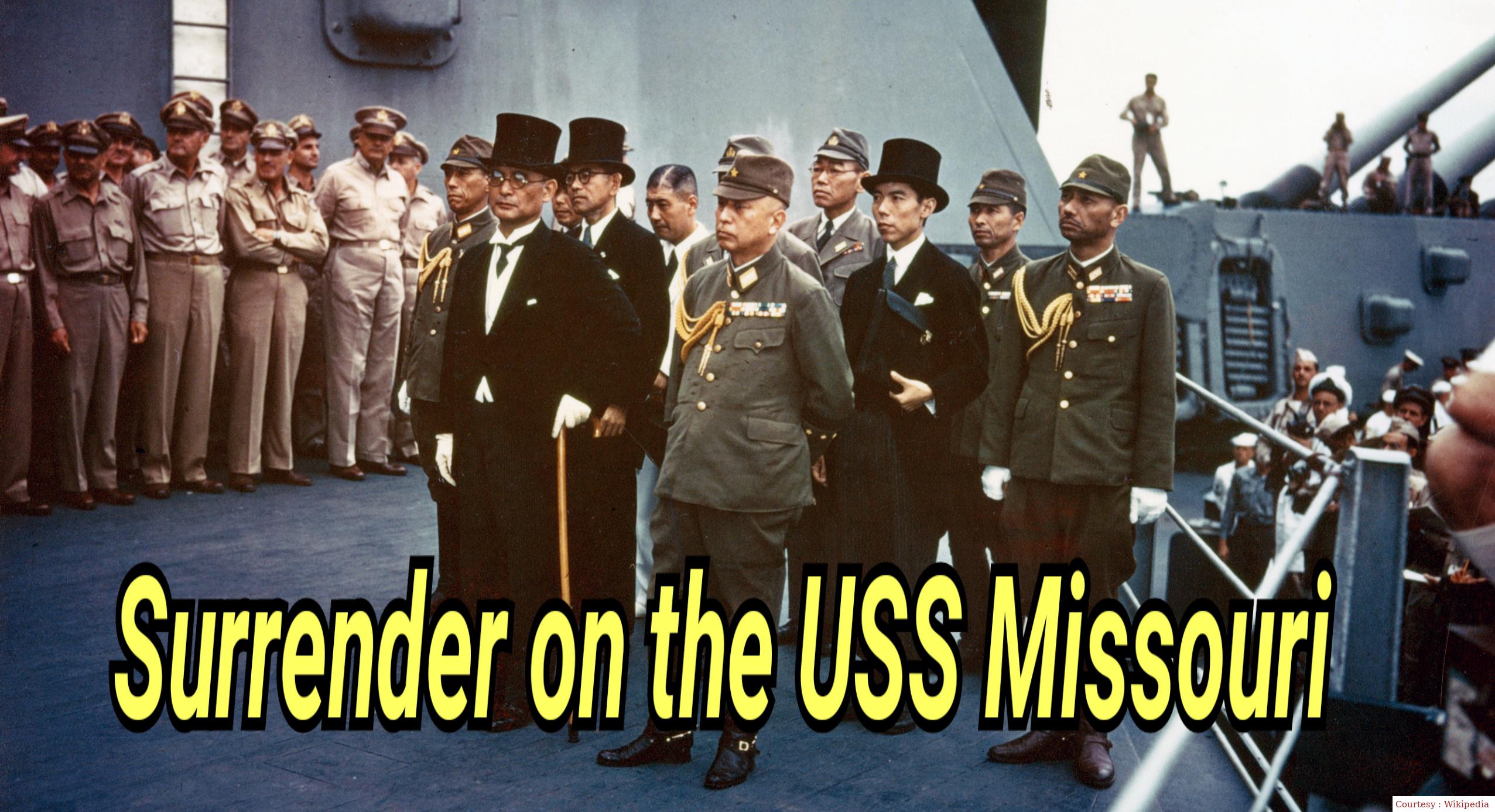 Surrender on the USS Missouri 