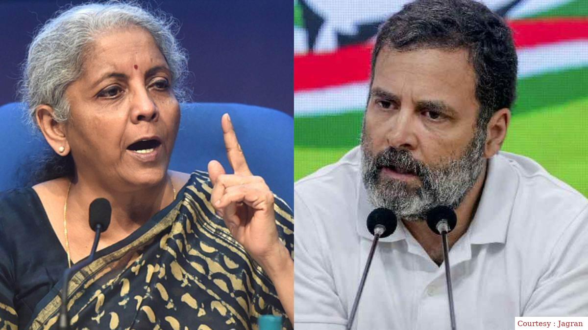 Taking a dig at Sitharaman Rahul Gandhi, he said that the port is given to Adani, now the Congress is doing gimmick