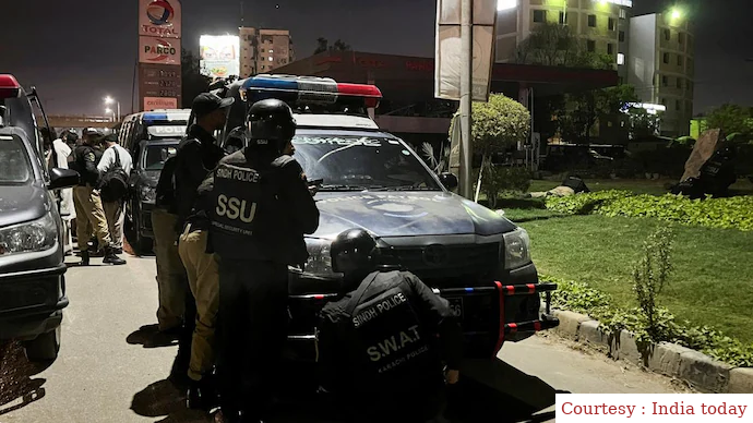 Taliban militants attack Karachi Police Chief Office
