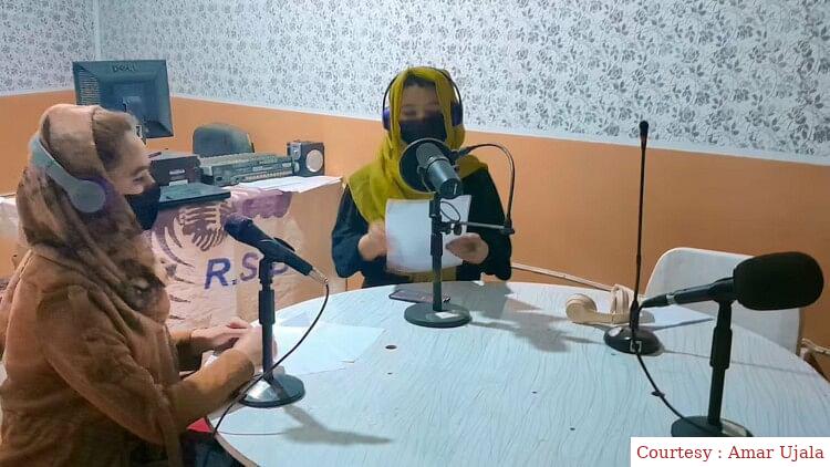 Taliban rule at womens radio station too.