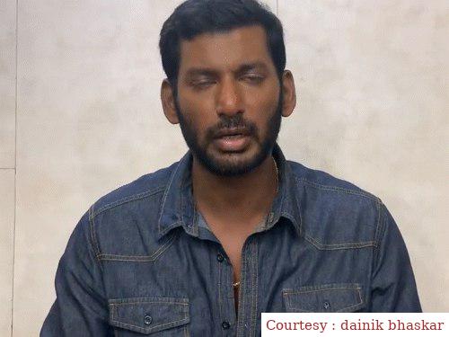 Tamil actor accused the officers of the Central Board of Film Certification of taking bribe.