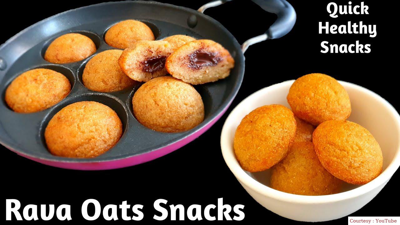 Tasty and nutritious snacks made of semolina and oats