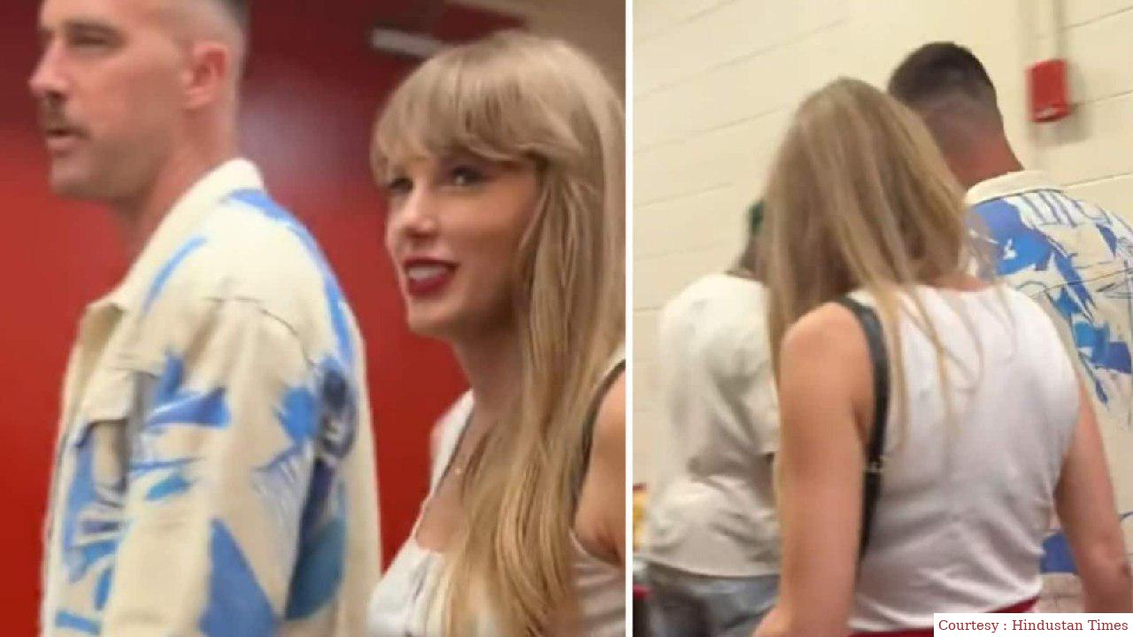 Taylor Swift, a curtain from rumors of dating, was seen with Travis Cels.