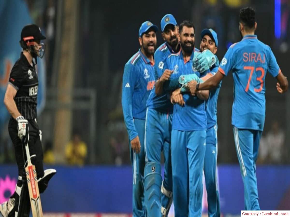 Team India reached the final of World Cup, defeated New Zealand by 70 runs