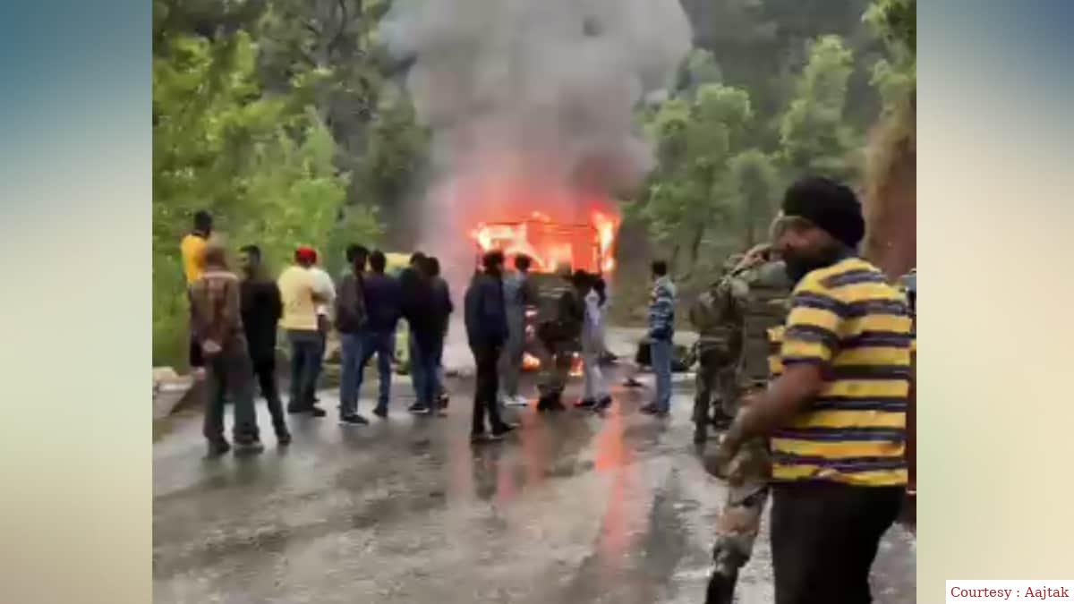 Terrorist attack on army car in Poonch