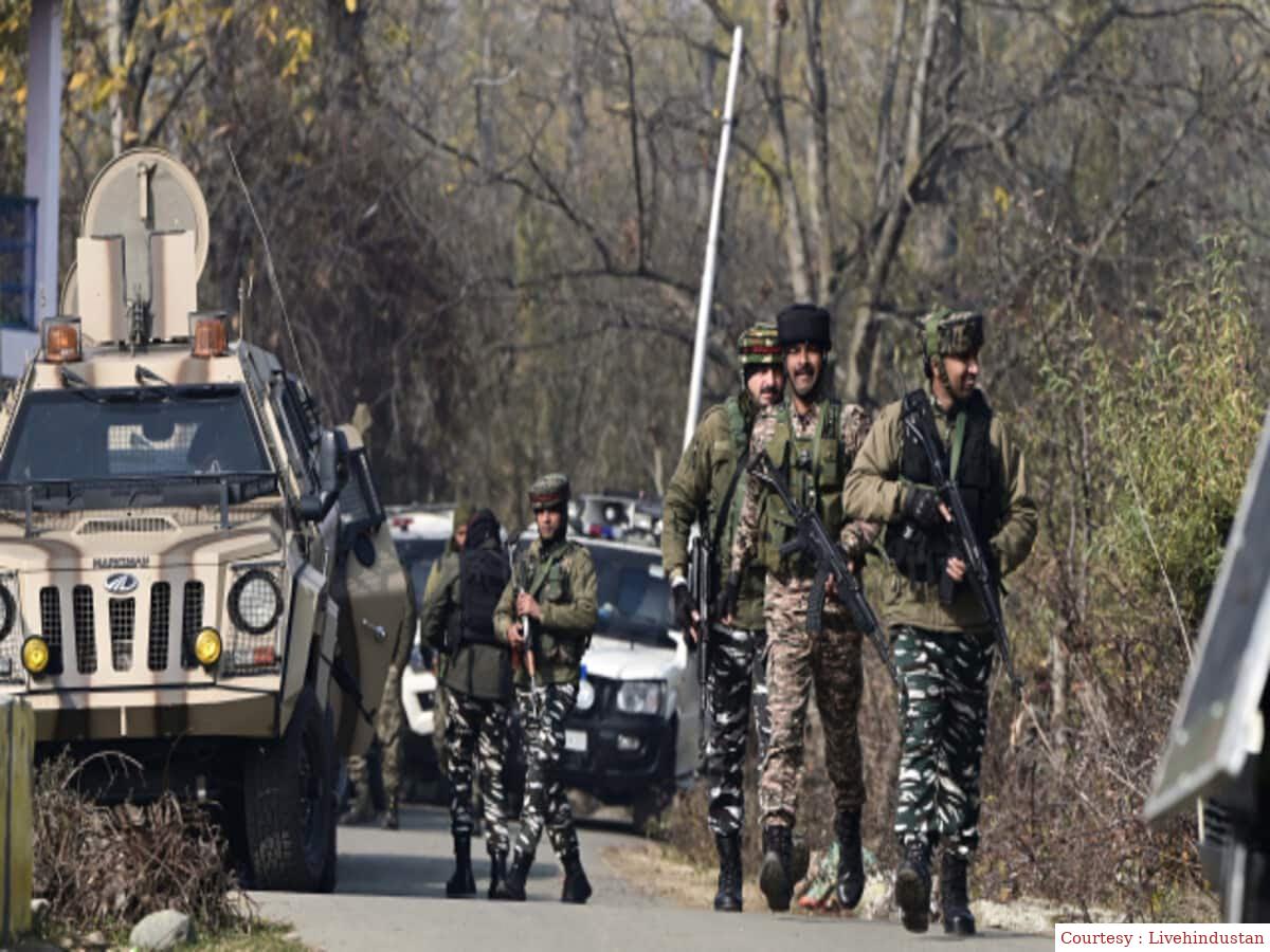 Terrorist attack on army vehicle in Jammu, 5 soldiers martyred.