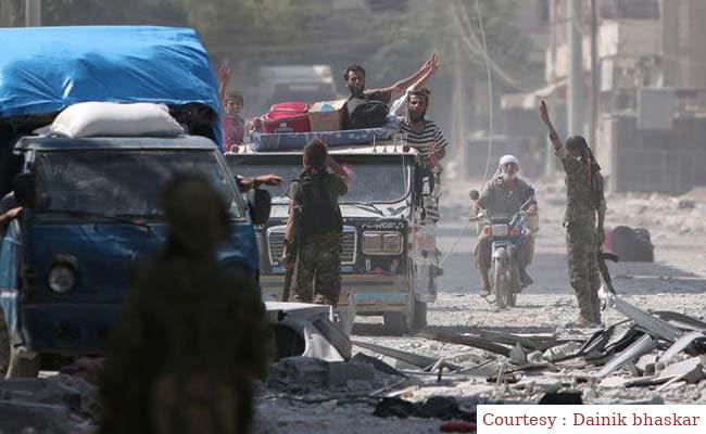 Terrorist attack on Syria, 53 people killed.