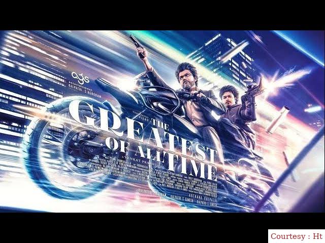 Thalapathy Vijay Unleashes Power in G.O.A.T.'s Second Poster