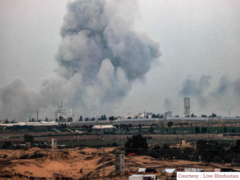 नए साल की शुरुआत बमबारी से, गाजा में 35 फिलिस्तीनियों की मौत।