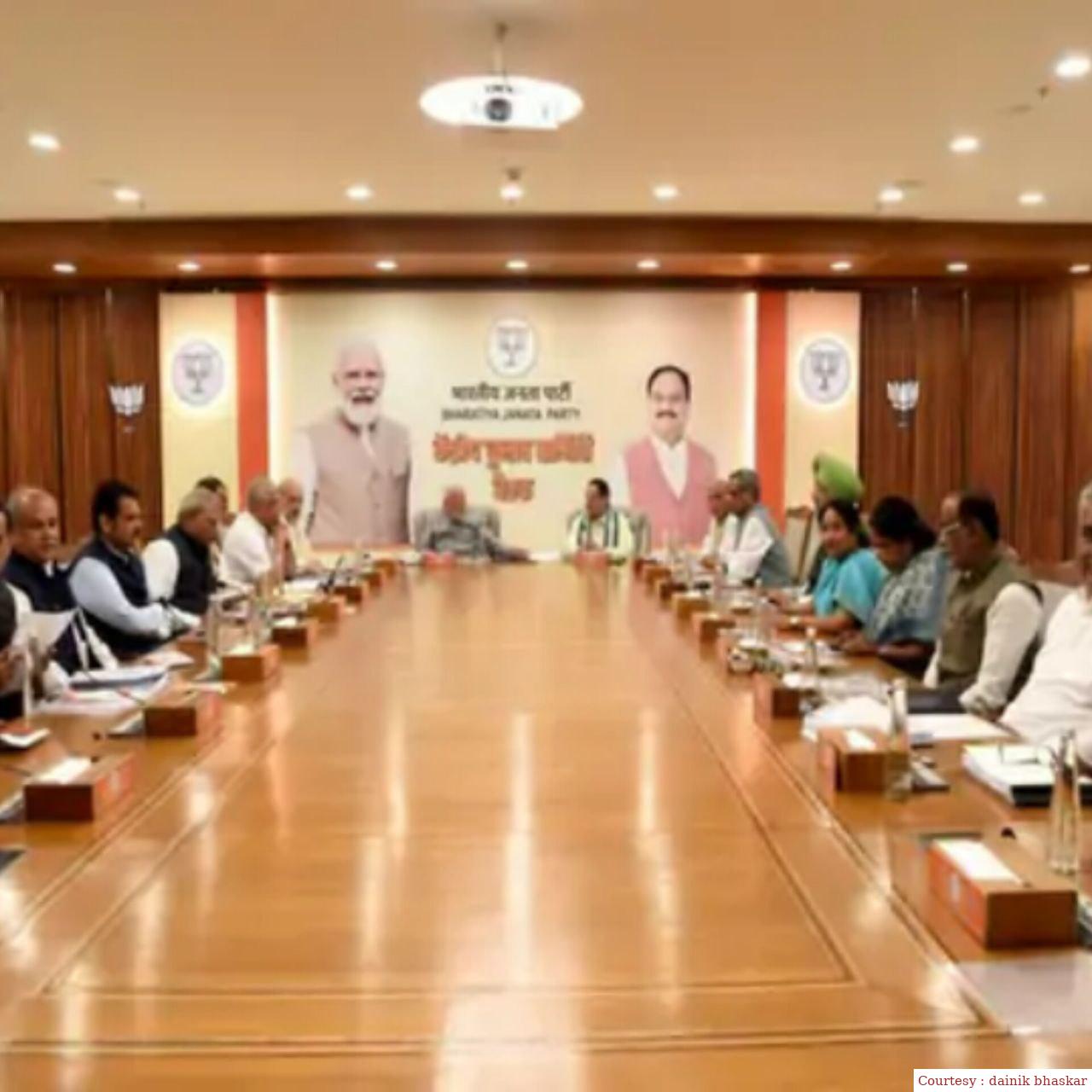 The BJP Central Election Committee will meet today before the elections in 5 states.