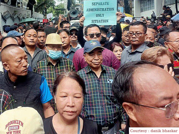 The CM of Manipur, Mizoram CM also took part in Mizorams supporter rally.