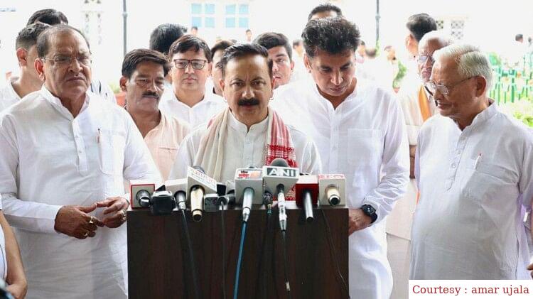The Congress leaders march, the leaders of the state to meet Rahul Gandhi.