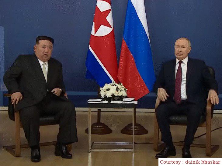 The conversation between Vladimir Putin and Kim Jong continues.
