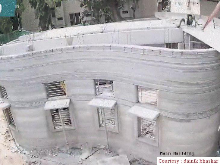 देश का पहला 3D-प्रिंटेड पोस्ट ऑफिस, 45 दिनों के अंदर 1000 स्क्वायर फीट में बनाया गया।