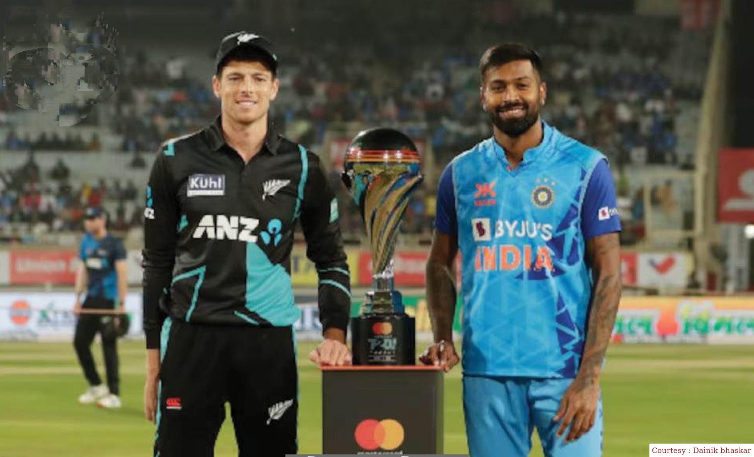 The decisive T20 match between India and New Zealand today.