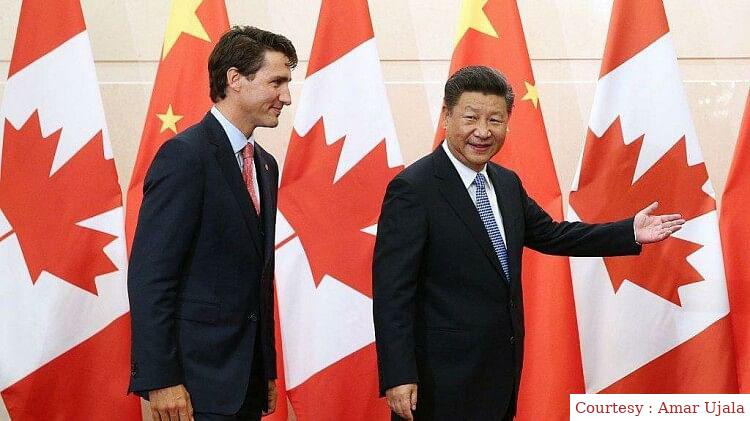 The dispute of China and Canada over the security of the country.
