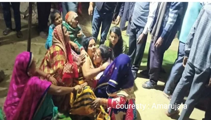 दोहरे हत्याकांड से गाव मे सन् सनी छाई।