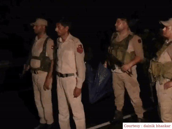 The explosives found for the second time in 9 days were destroyed by the Bomb Disposal Squad.