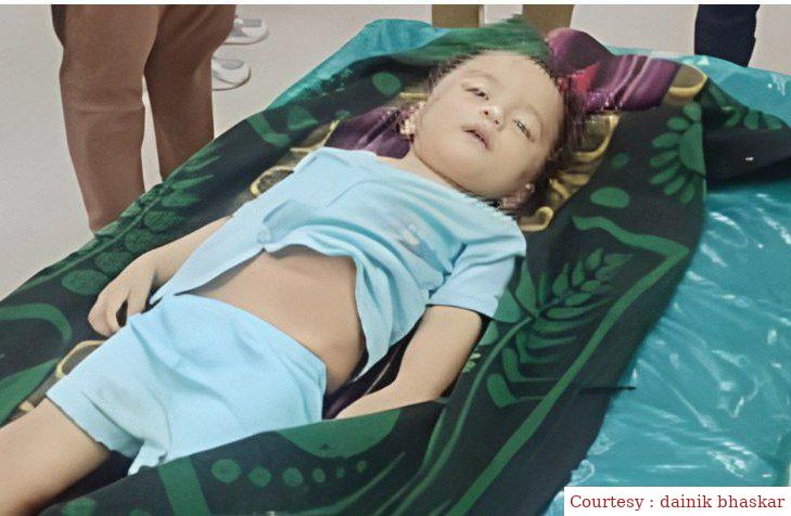 14 महीने की बेटी का गला घोट हत्या, आरोपी पिता गिरफ्तार।