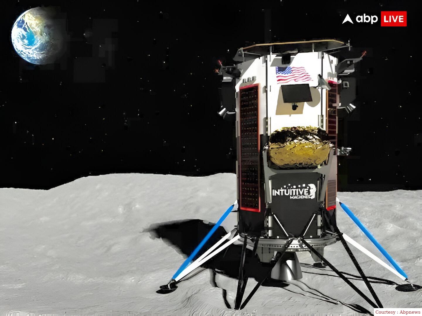 The first private spacecraft landed on the Southpol of the moon
