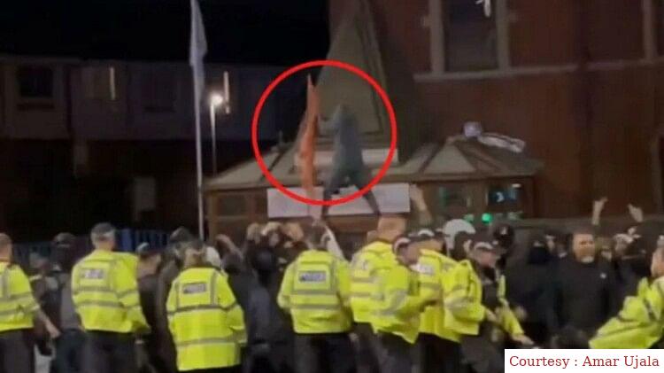 The formation of an investigation team in Britain to investigate the sabotage in temples.