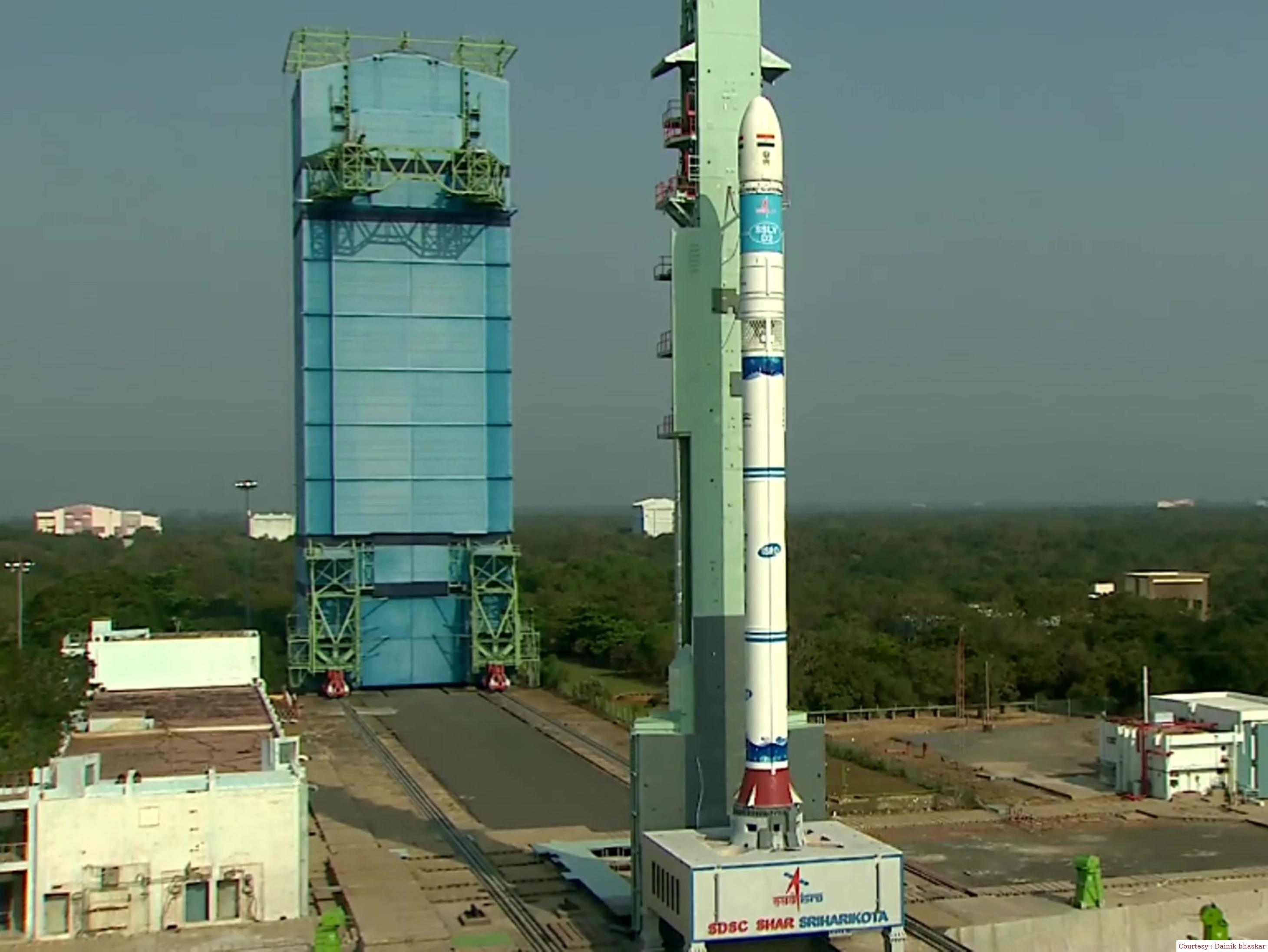 The smallest rocket launched SSLV-D2.
