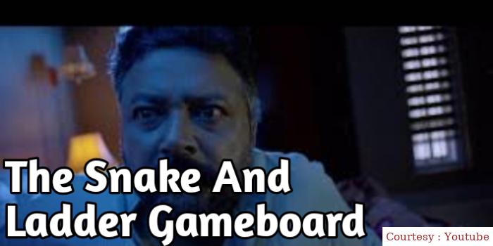 The Snake And Ladder Gameboard 