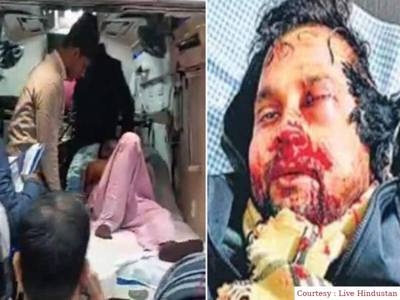 The son of the RJD leader assaulted the executive officer of the Nagar Panchayat.