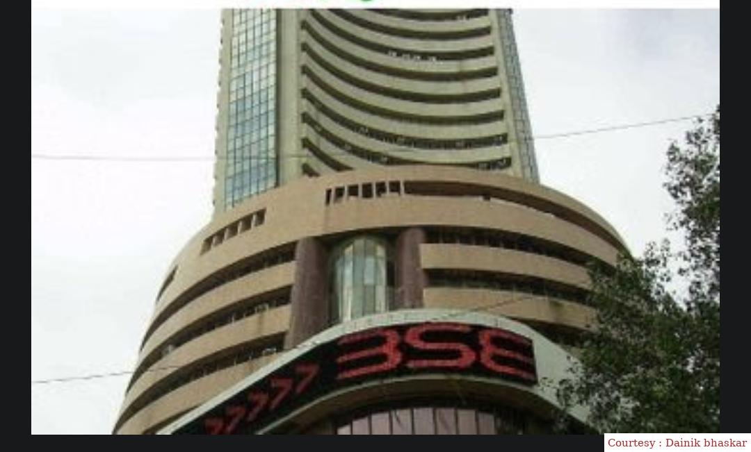 कल शेयर बाज़ार में रही गिरावट, 723 अंक गिरा सेंसेक्स।