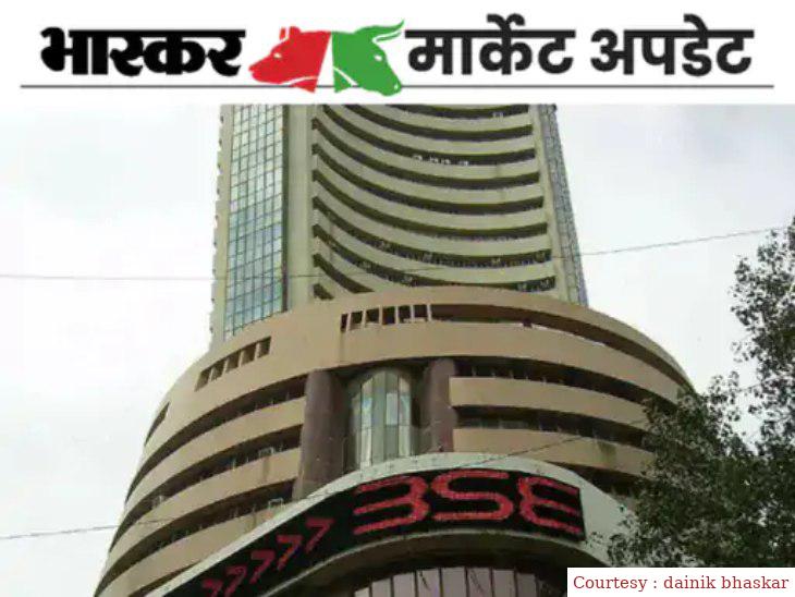 The stock market rose on the first day of the month, the Sensex closed at 65,387 with a rise of 555.