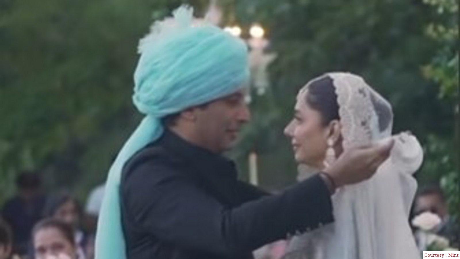 पाकिस्तानी अदाकारा माहिरा खान और बिजनेसमैन सलीम करीम की शादी।