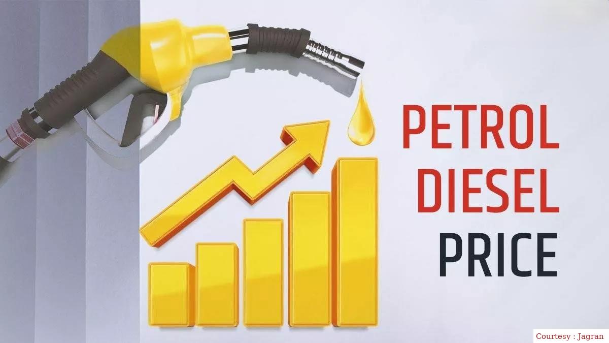 There is no change in the prices of petrol and diesel on Tuesday, crude oil fluctuates