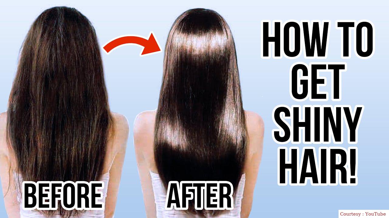 This hair mask makes hair shiny and strong