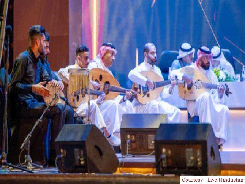 Thousands of people kept dying in Gaza, dancing in Saudi Arabia.
