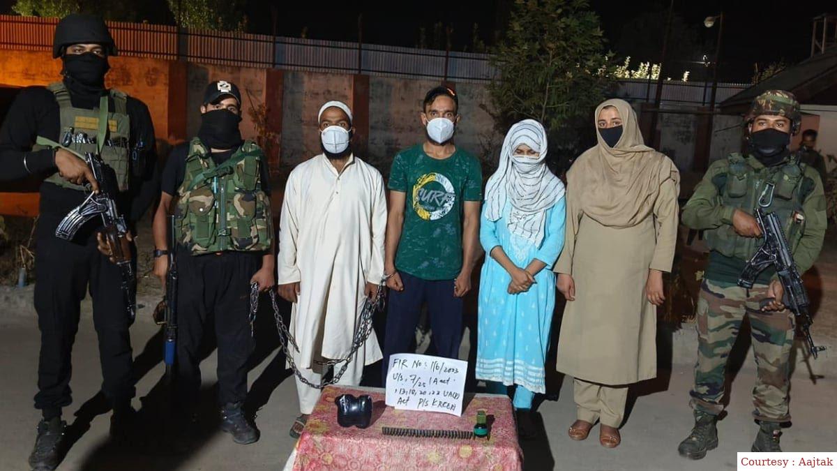 Three terrorists associated with Lashkar arrested in Jammu