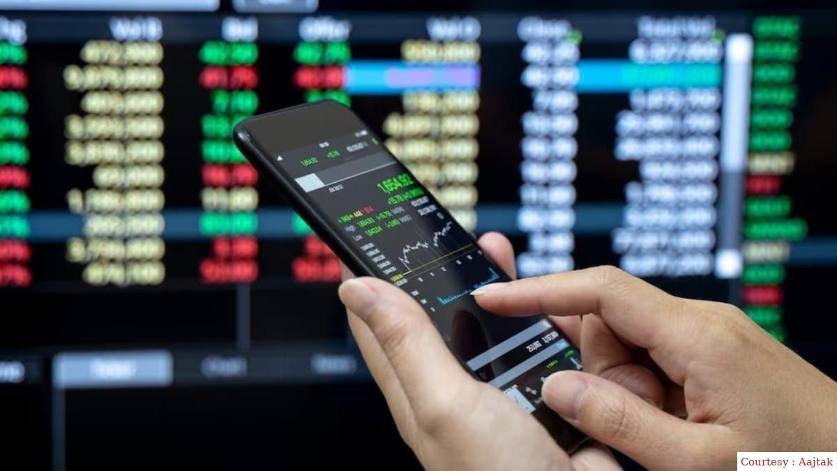 आज शेयर बाजार कारोबार की गिरावट के साथ शुरुआत