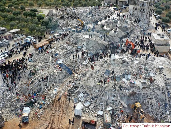 Turkas and the death toll from Syrian earthquakes cross 4 thousand.