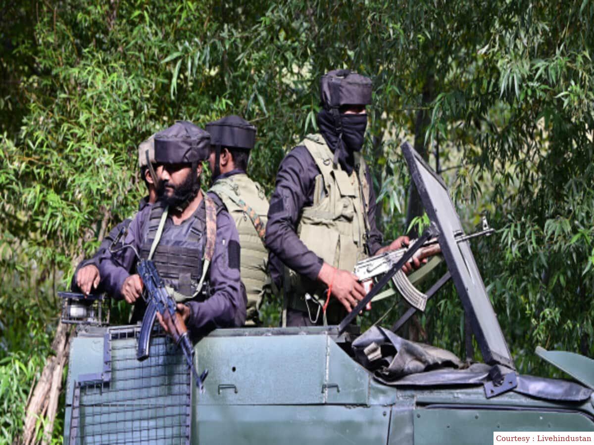 Two terrorists trying to infiltrate LoC