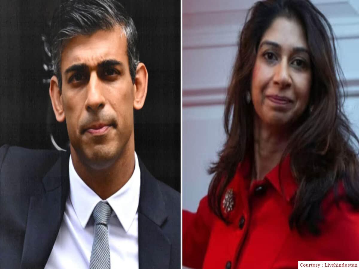 ब्रिटेन पीएम सुनक में गृहमंत्री ब्रेवरमैन को किया बर्खास्त