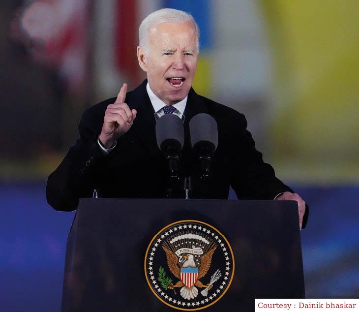 Ukraine will never win:- Biden.