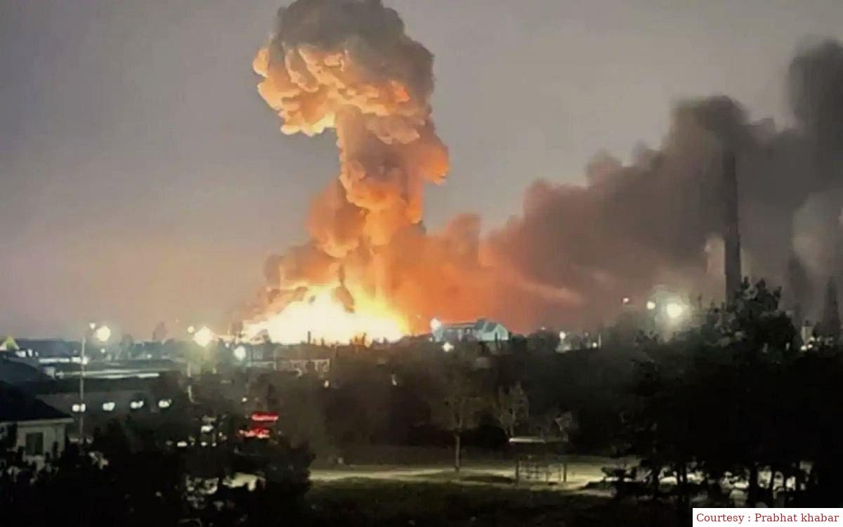 Ukraines biggest attack on Russia, airport blasted with drone attack