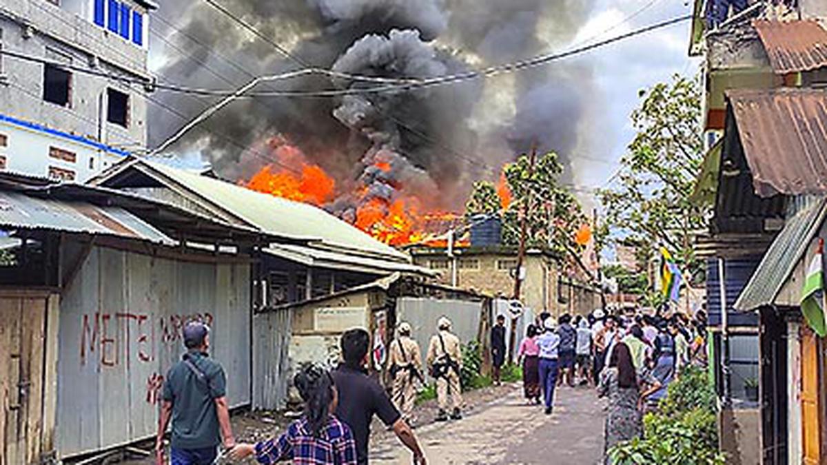 Union Minister R.K. Ranjan Singh’s house got vandalized by mob at Manipur