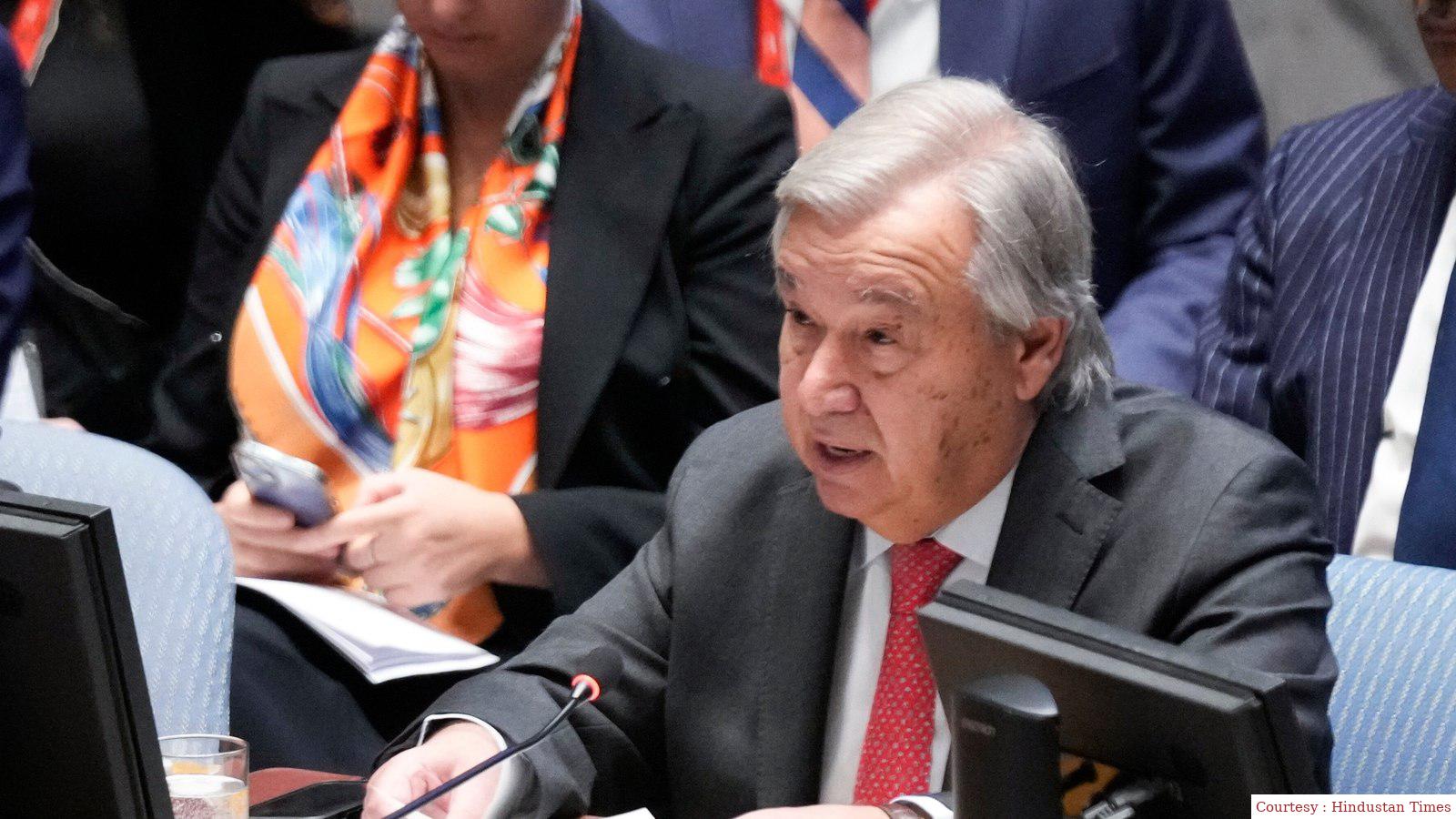United Nations chief Antonio Guterres denied Israels allegations.